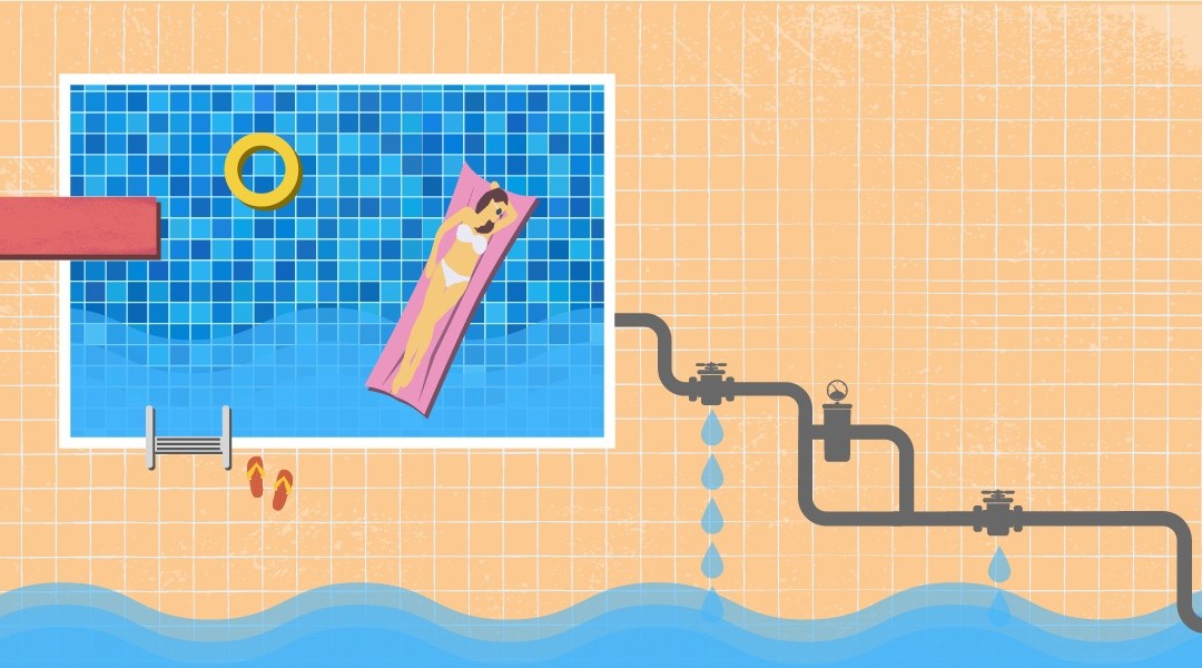 pool leak leakdtech dubai