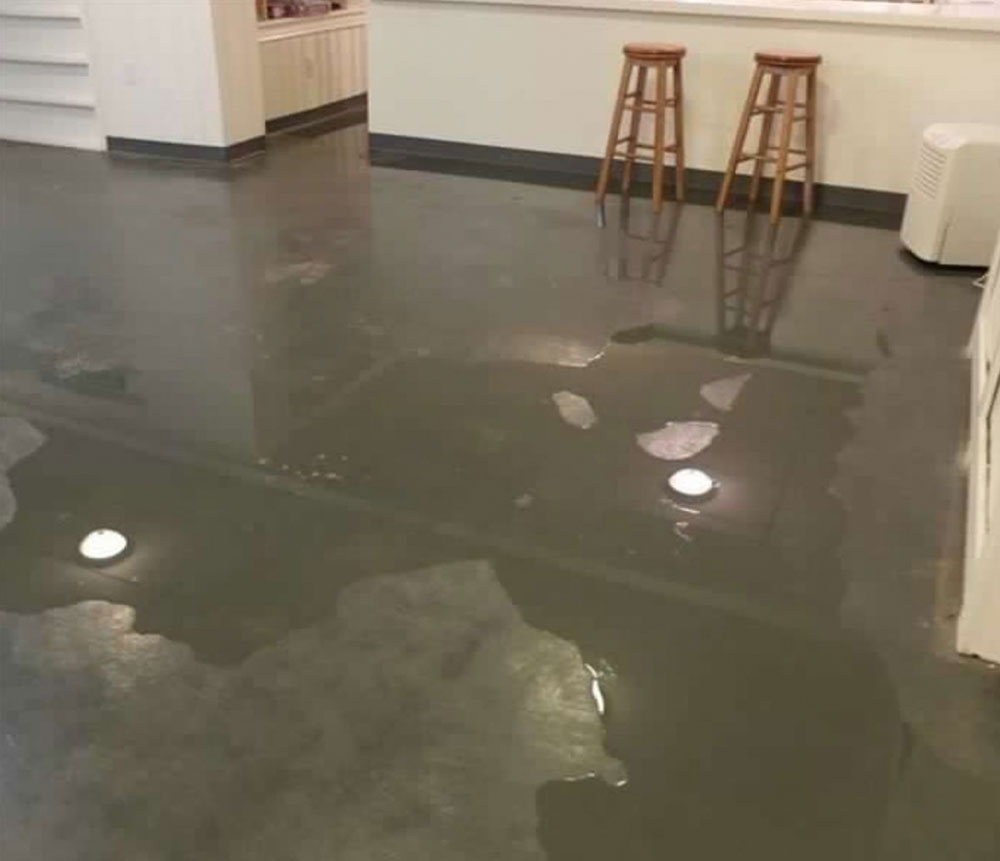 basement water leak