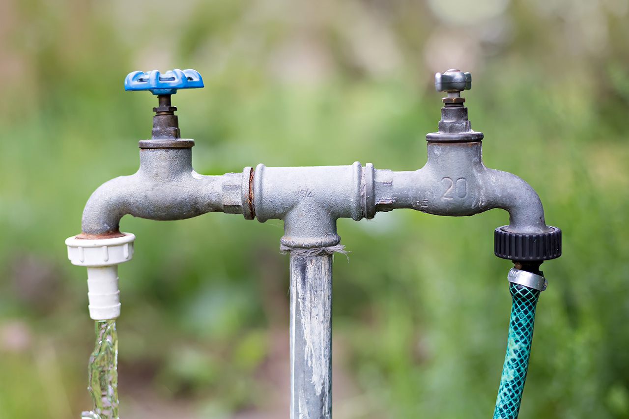 Landscaping water leaks